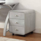 PC201 Helsinki 3 Drawer Wheeled Desk Pedestal Unit in Grey by Jual - Price Crash Furniture