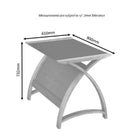 PC201 Helsinki 900mm Laptop Table in Grey by Jual - Price Crash Furniture