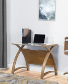 PC201 Helsinki 900mm Laptop Table in Oak by Jual - Price Crash Furniture