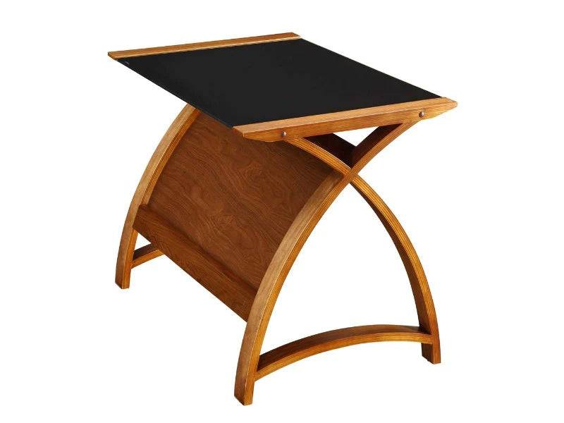 PC201 Helsinki 900mm Laptop Table in Walnut by Jual - Price Crash Furniture