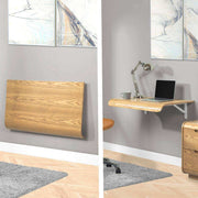 PC206 Wall Mounted Foldaway Drop Desk in Oak by Jual - Price Crash Furniture