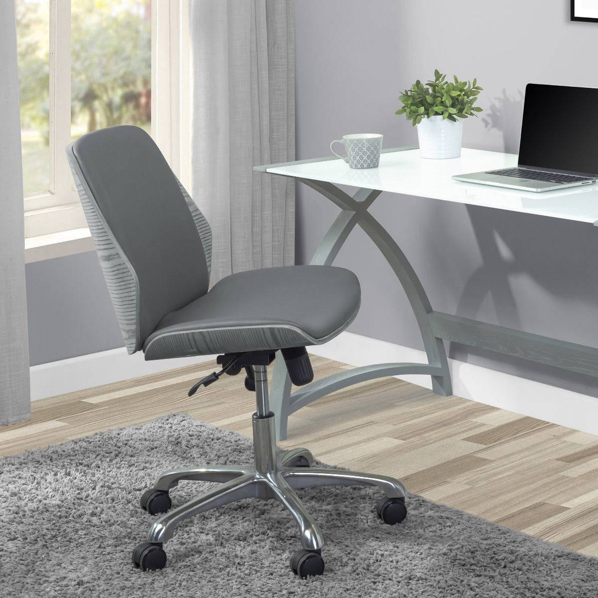 PC211 Universal Office Desk Chair in Grey by Jual - Price Crash Furniture