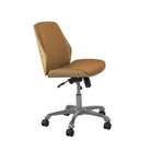 PC211 Universal Office Desk Chair in Oak & Tan by Jual - Price Crash Furniture