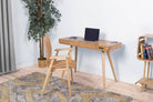 PC612 Vienna Office Chair in Oak by Jual - Price Crash Furniture