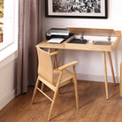 PC710 San Francisco Storage Desk in Oak by Jual - Price Crash Furniture