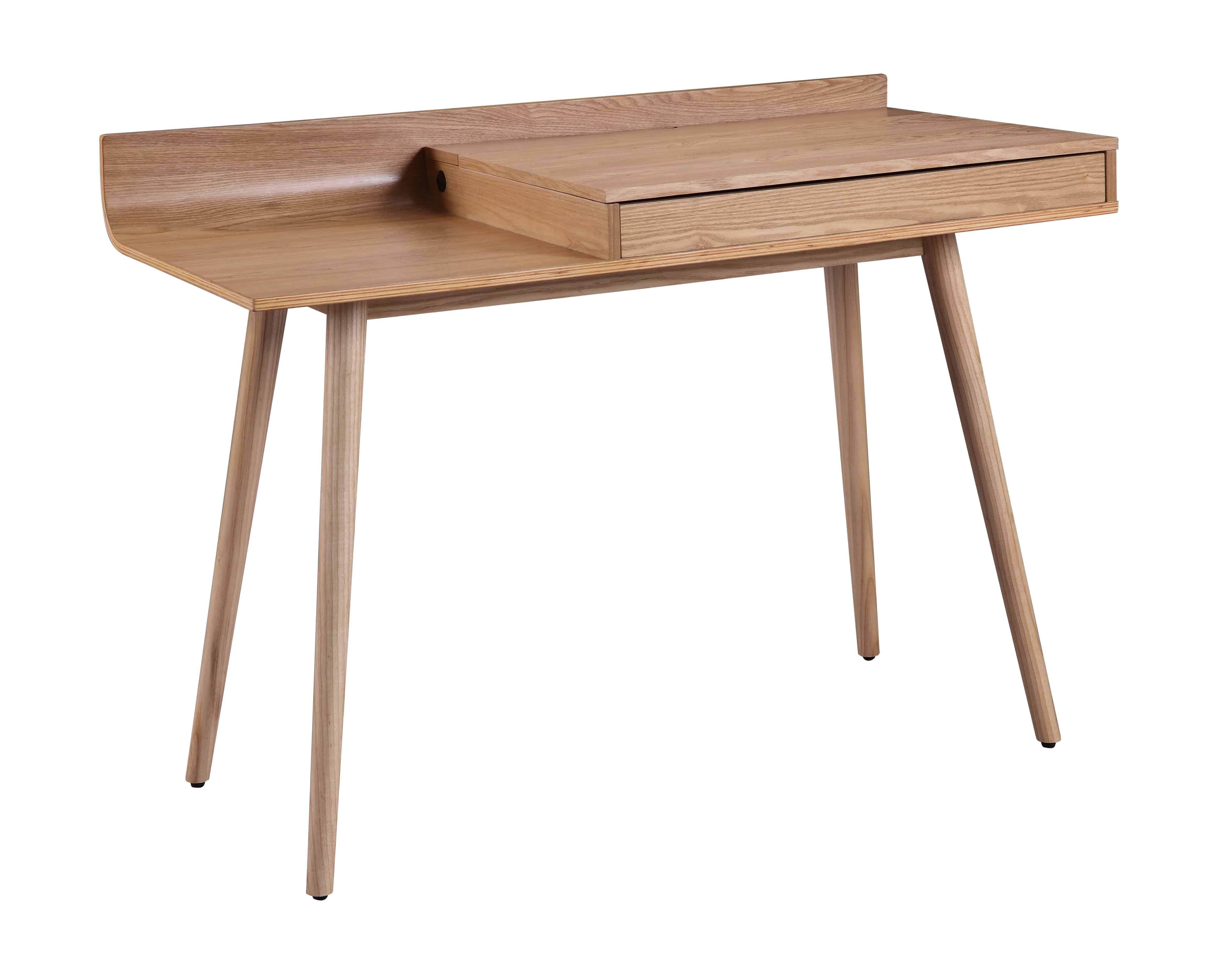 PC710 San Francisco Storage Desk in Oak by Jual - Price Crash Furniture