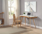 PC711 San Francisco Smart Speaker Bluetooth USB Desk in Oak by Jual - Price Crash Furniture