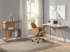 PC711 San Francisco Smart Speaker Bluetooth USB Desk in Oak by Jual - Price Crash Furniture