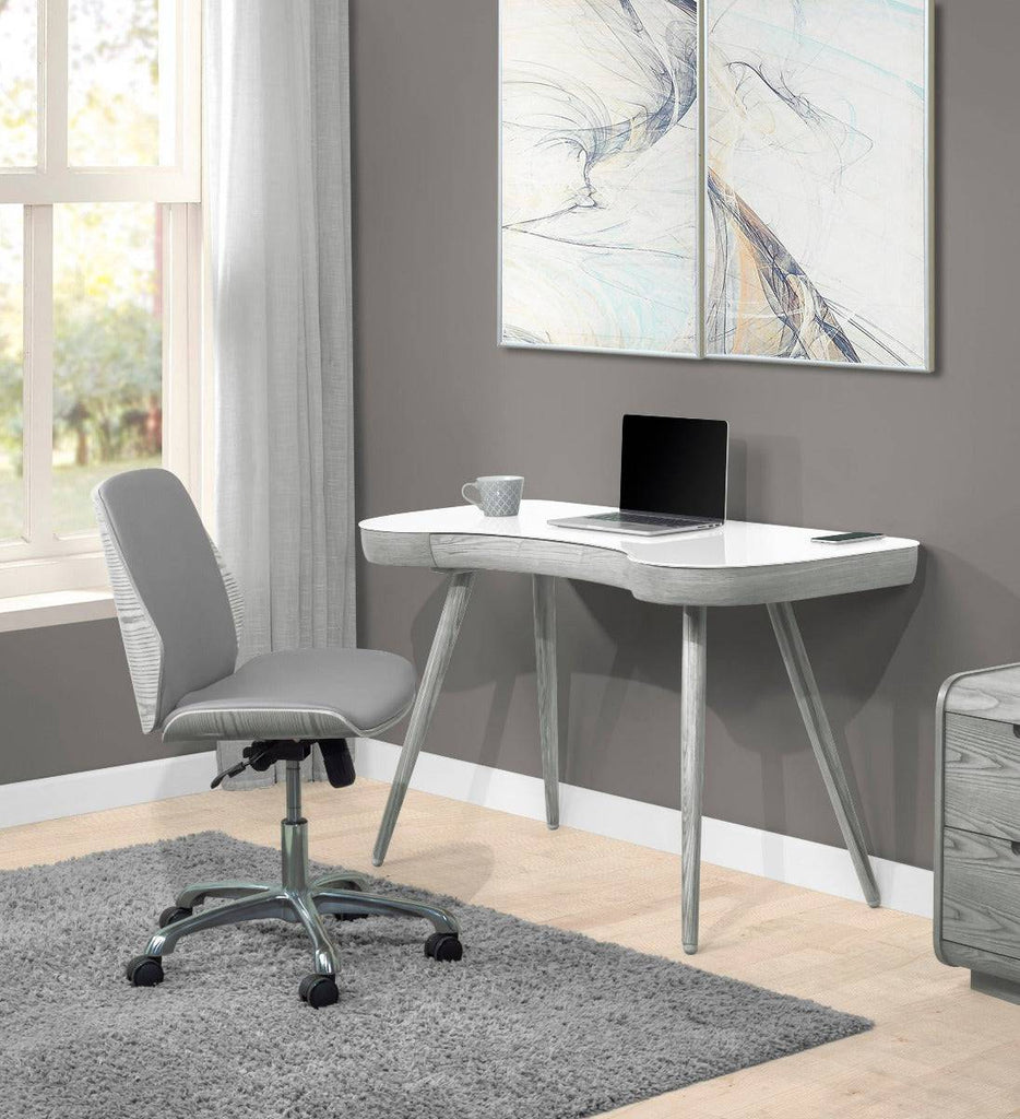 PC714 San Francisco Desk in Grey by Jual - Price Crash Furniture