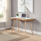 PC714 San Francisco Desk in Oak by Jual - Price Crash Furniture