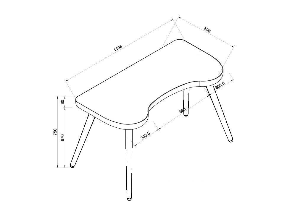 PC714 San Francisco Desk in Walnut by Jual - Price Crash Furniture