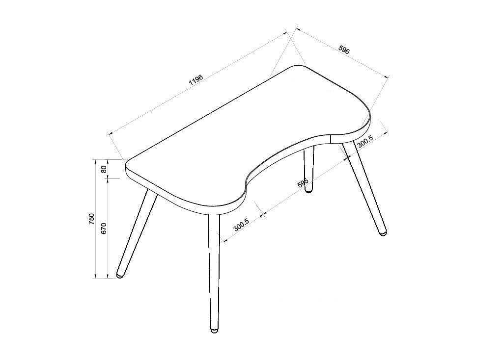 PC714 San Francisco Desk in Walnut by Jual - Price Crash Furniture