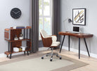 PC714 San Francisco Desk in Walnut by Jual - Price Crash Furniture