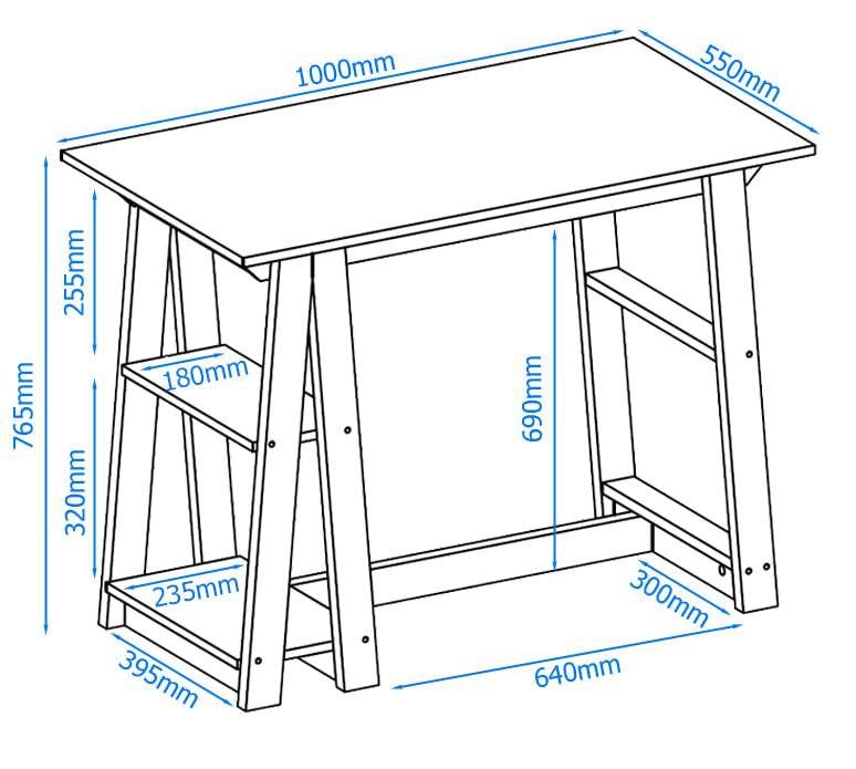 Penzance Desk by Alphason - Price Crash Furniture