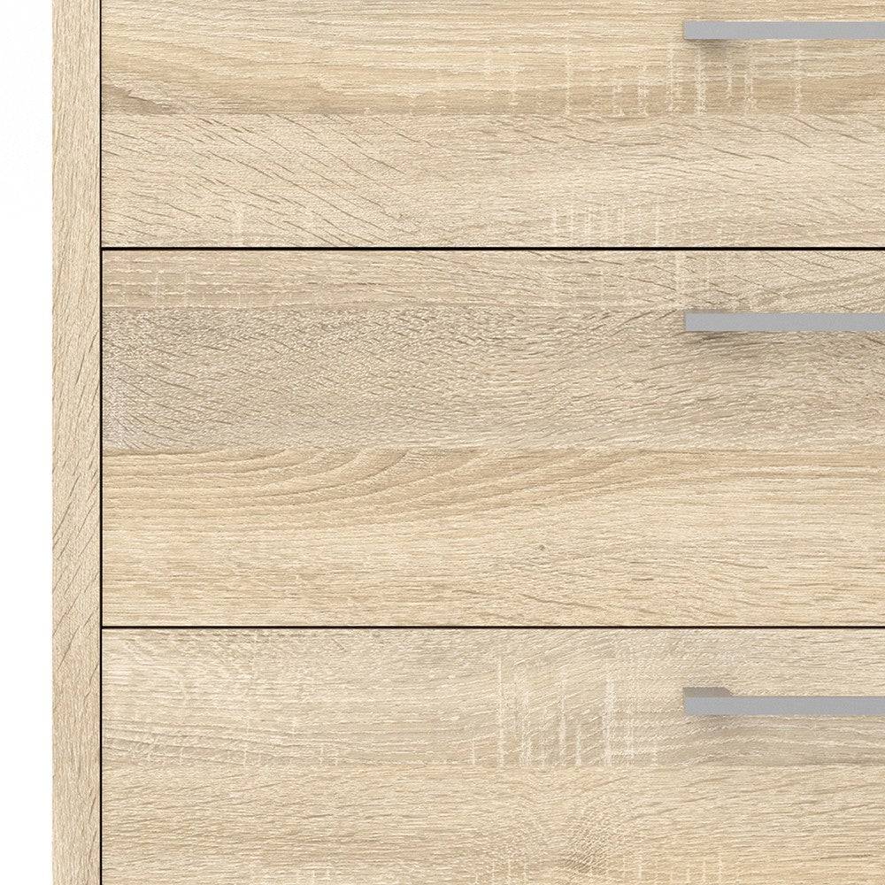 Prima Bookcase 2 Shelves, 2 Drawers + 2 File Drawers in Oak - Price Crash Furniture