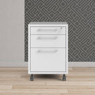 Prima Mobile File Cabinet in White - Price Crash Furniture