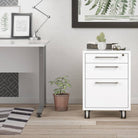 Prima Mobile File Cabinet in White - Price Crash Furniture