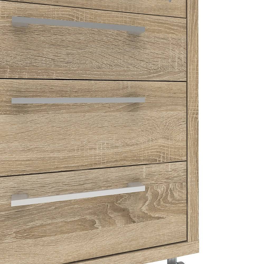 Prima Mobile Pedestal Cabinet in Oak - Price Crash Furniture