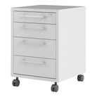 Prima Mobile Pedestal Cabinet in White - Price Crash Furniture