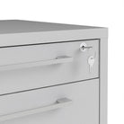 Prima Mobile Pedestal Cabinet in White - Price Crash Furniture