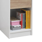 Pulford 2 Drawer Laptop Desk / Vanity Unit in White by TAD - Price Crash Furniture