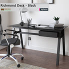 Richmond Desk in Black by Alphason - Price Crash Furniture