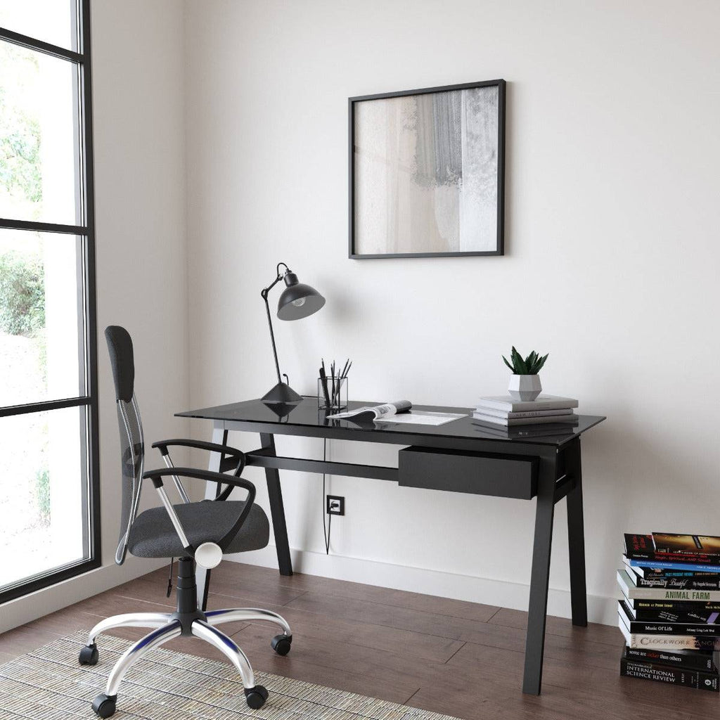 Richmond Desk in Black by Alphason - Price Crash Furniture