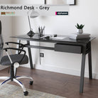 Richmond Desk in Grey by Alphason - Price Crash Furniture