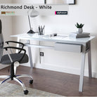 Richmond Desk in White by Alphason - Price Crash Furniture