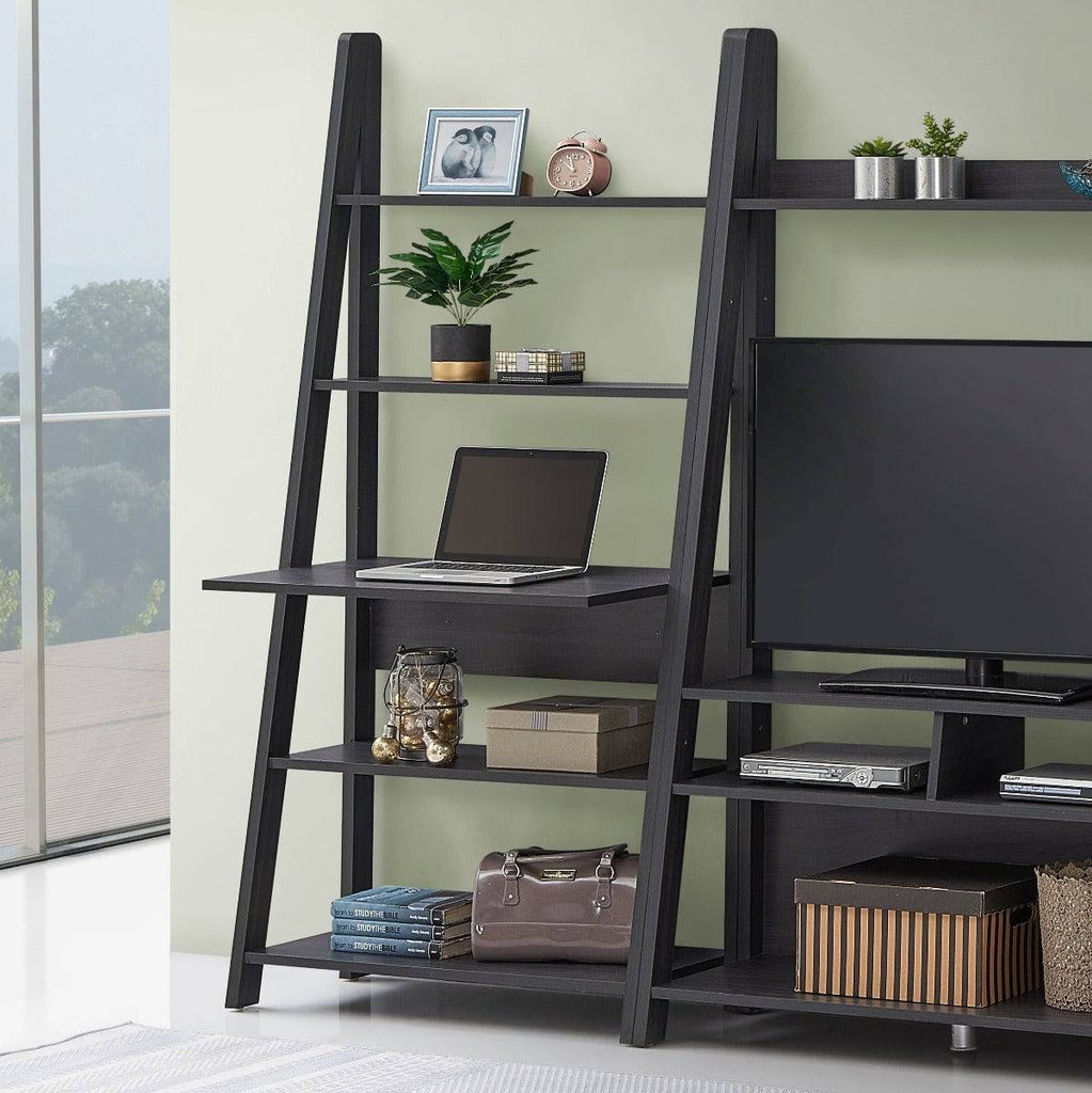 Riva Ladder Desk in Black by TAD - Price Crash Furniture