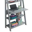 Riva Ladder Desk in Light Grey by TAD - Price Crash Furniture