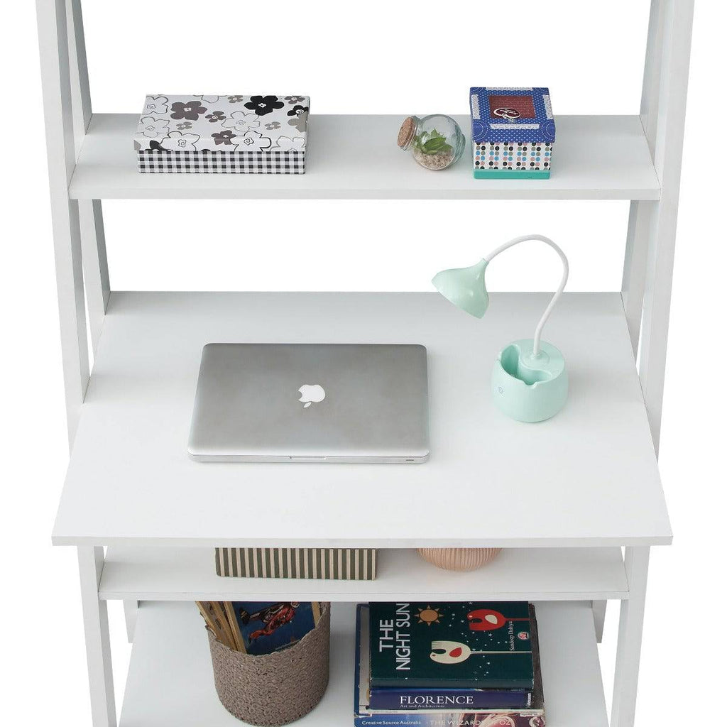 Riva Ladder Desk in White by TAD - Price Crash Furniture