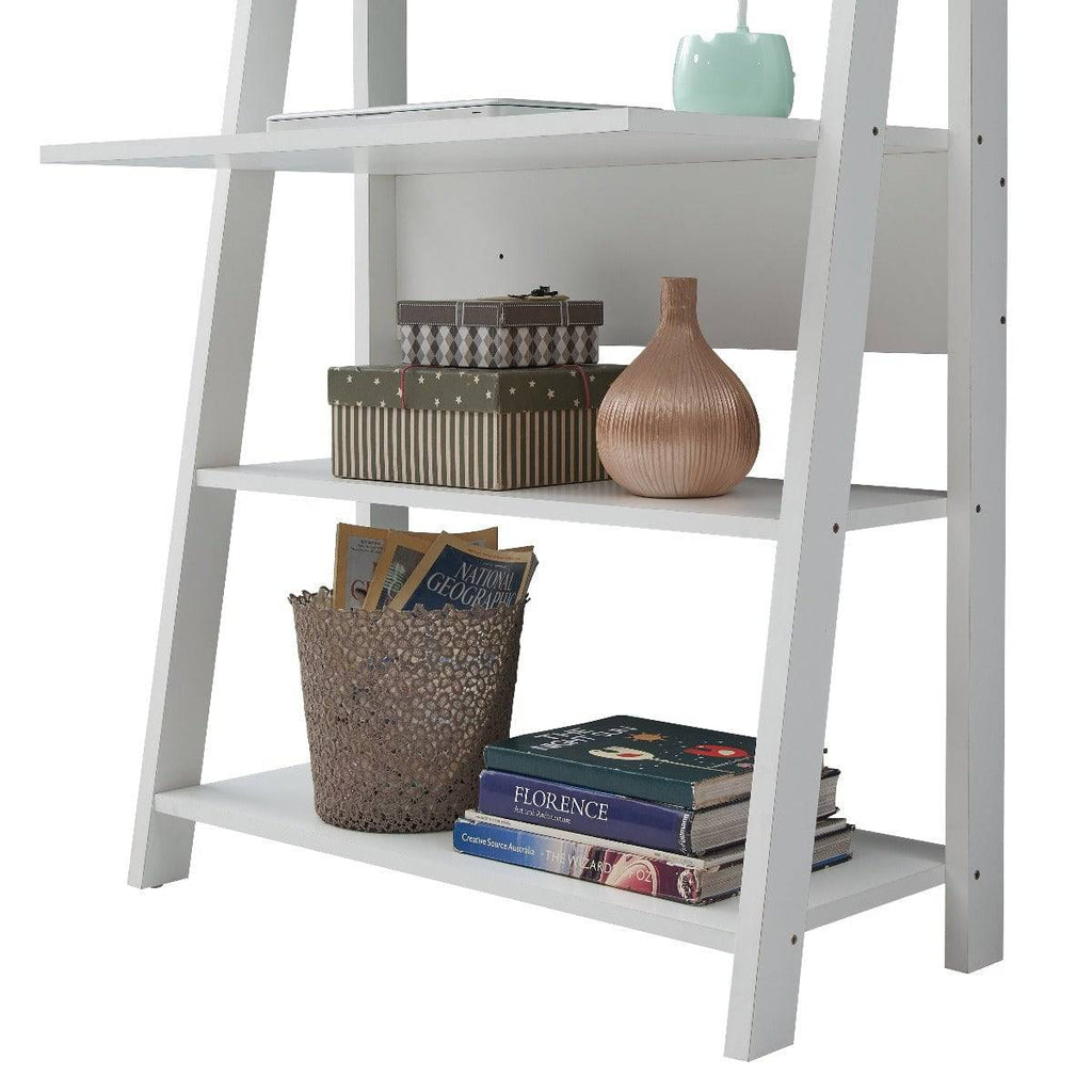 Riva Ladder Desk in White by TAD - Price Crash Furniture