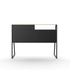 Salcome Desk in Black and Oak - Price Crash Furniture