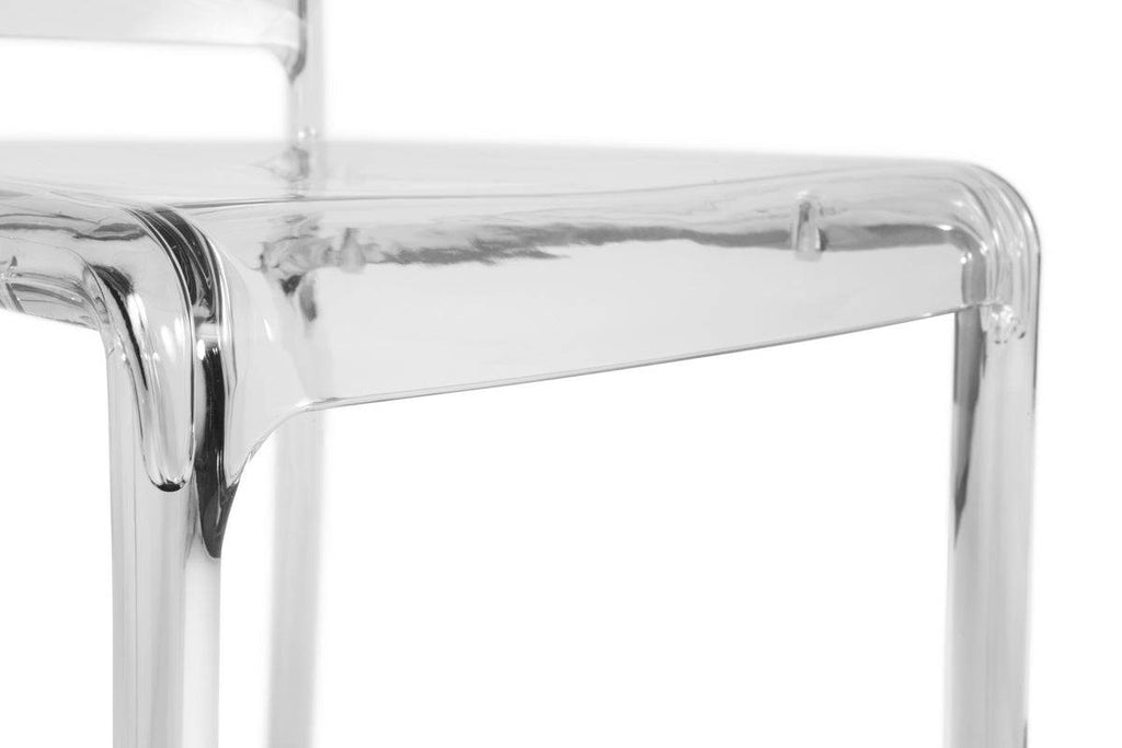 Set of 4 Teknik Clarity Transparent Chair - Price Crash Furniture
