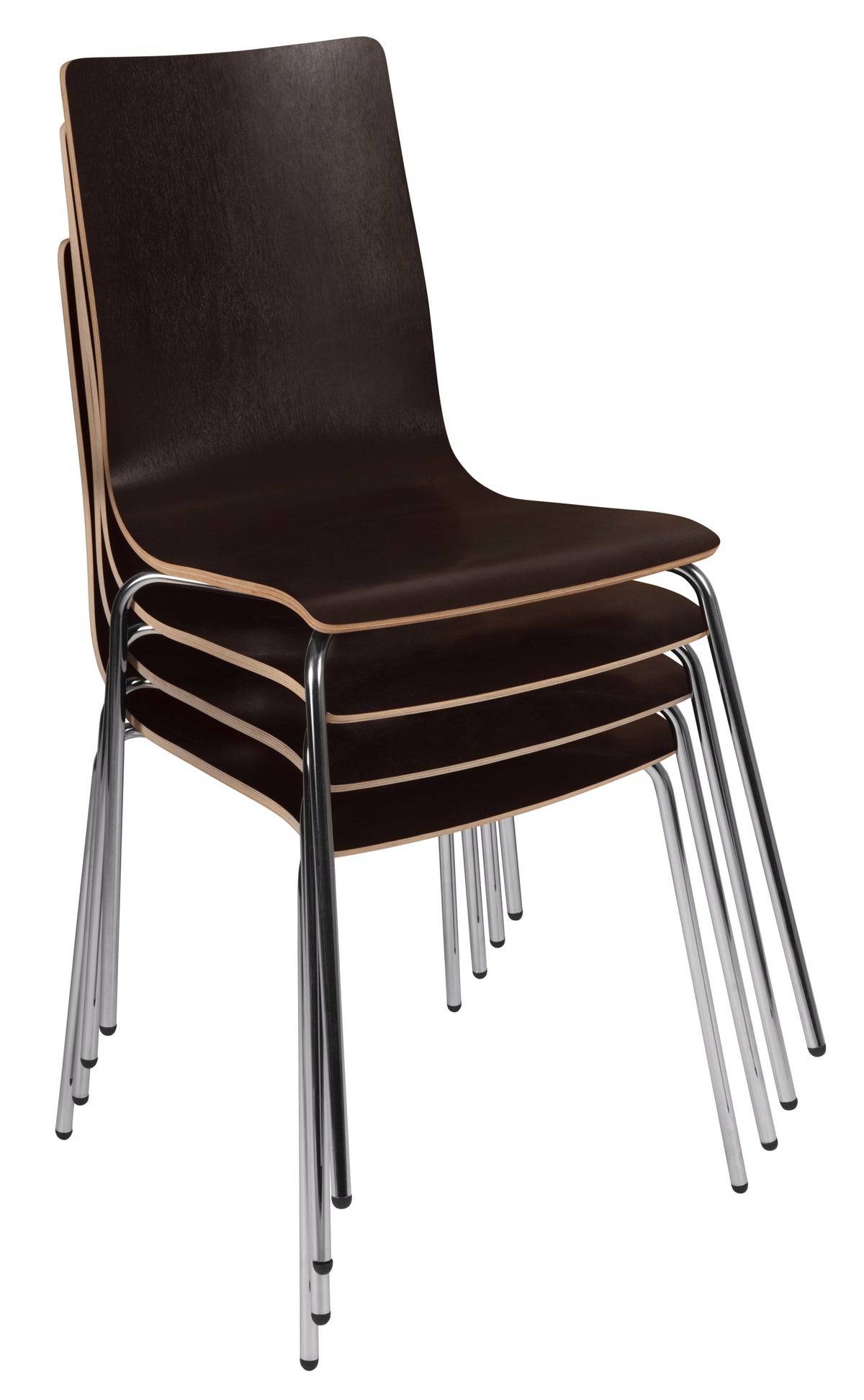 Set of 4 - Teknik Loft Bistro Dining Chairs - Price Crash Furniture