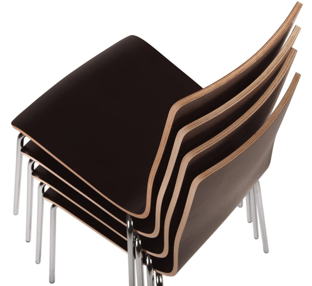 Set of 4 - Teknik Loft Bistro Dining Chairs - Price Crash Furniture