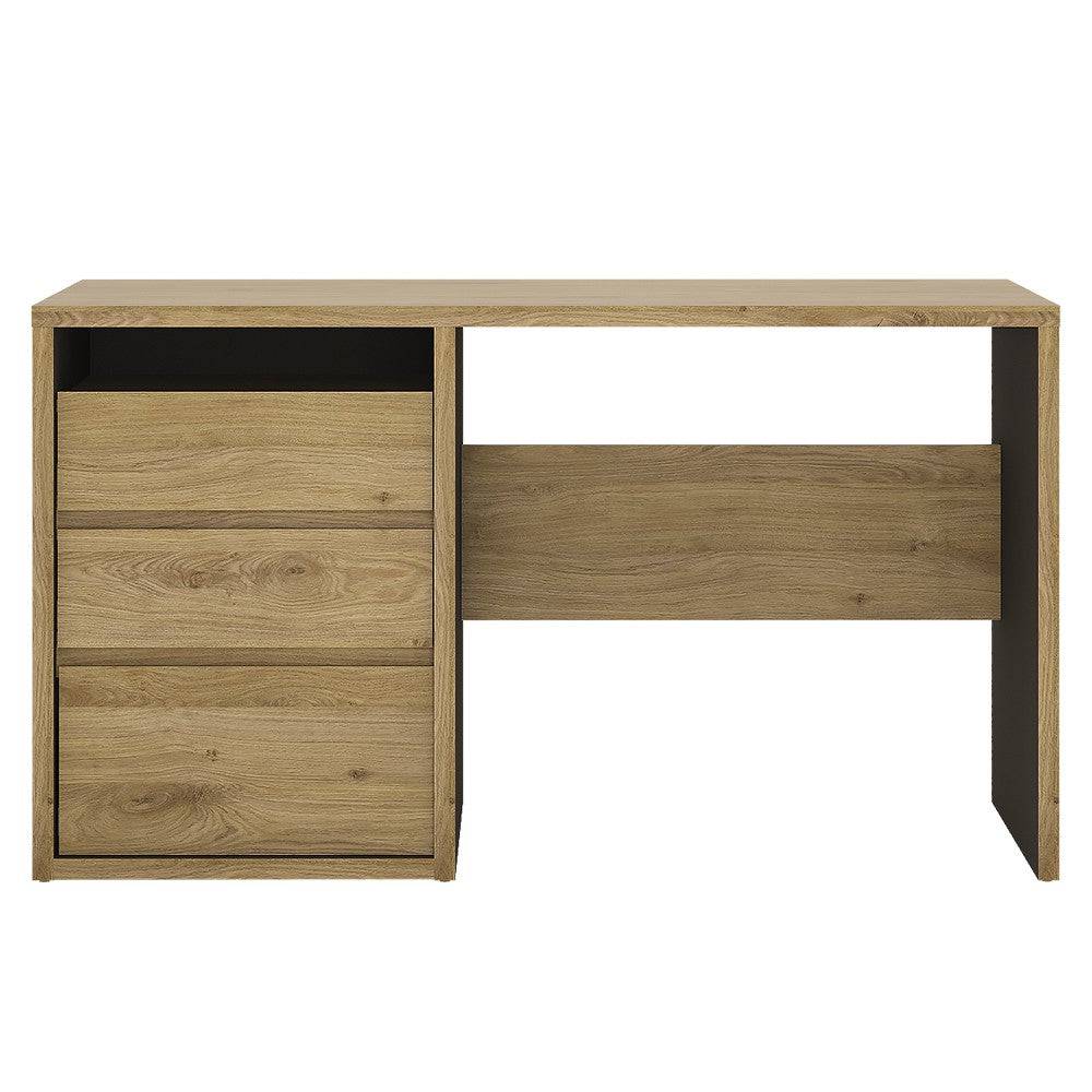 Shetland Home Office Desk with 3 Drawers - Price Crash Furniture