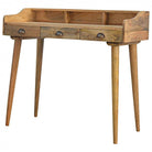 Gallery Back Shell Writing Desk - Price Crash Furniture