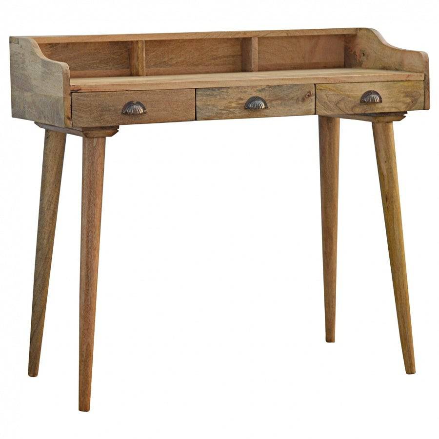 Gallery Back Shell Writing Desk - Price Crash Furniture