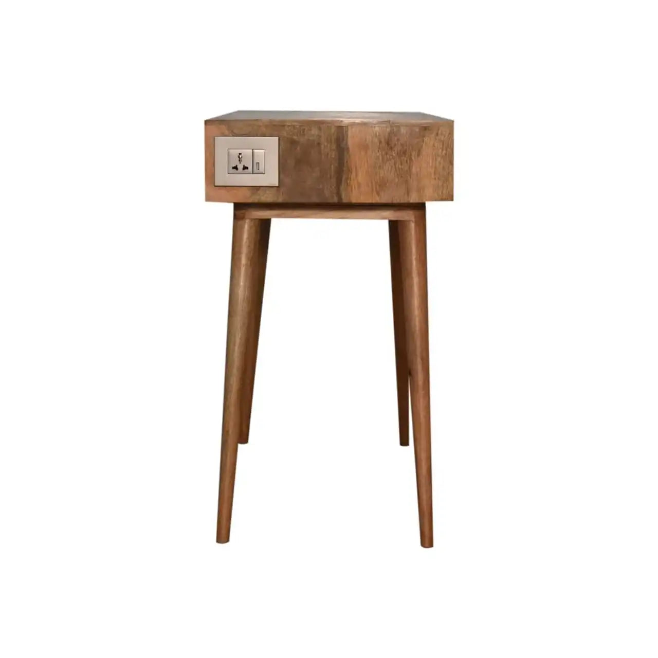 Solid Wood Writing Desk with Open Slot and Cable Access by Artisan Furniture - Price Crash Furniture