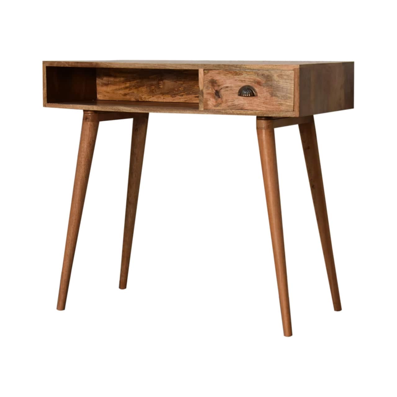 Solid Wood Writing Desk with Open Slot and Cable Access by Artisan Furniture - Price Crash Furniture