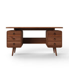 Somerset Desk in Java Wood Finish by Alphason - Price Crash Furniture