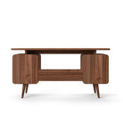 Somerset Desk in Java Wood Finish by Alphason - Price Crash Furniture