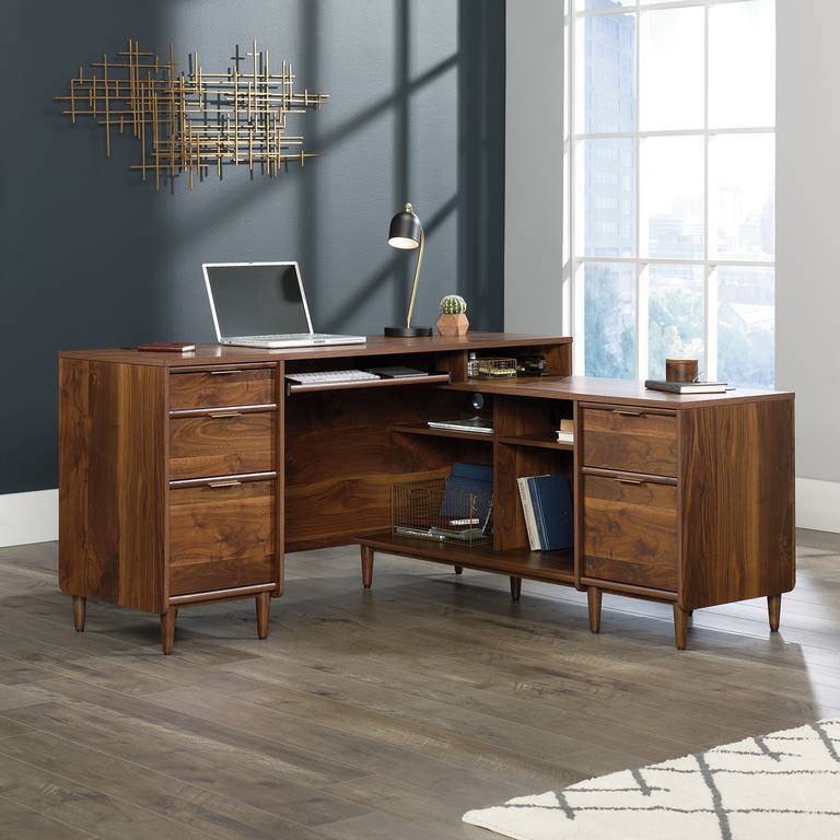 Teknik Clifton Place Executive L-Shaped Desk - Price Crash Furniture