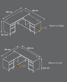 Teknik Clifton Place Executive L-Shaped Desk - Price Crash Furniture