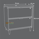 Teknik Clifton Place Lateral Filer Filing Drawers - Price Crash Furniture