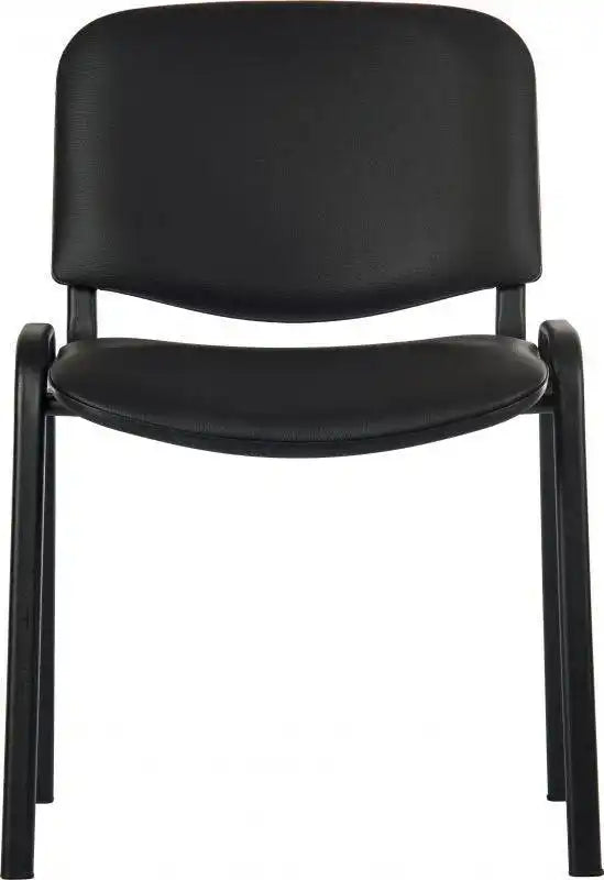 Teknik Conference Chair in Black PU (Set of 4) - Price Crash Furniture