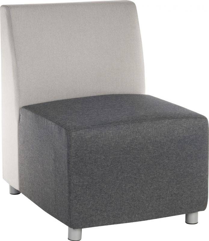 Teknik Cube Reception Chair in Grey - Price Crash Furniture