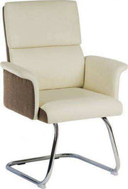 Teknik Elegance visitor office chair in Cream - Price Crash Furniture